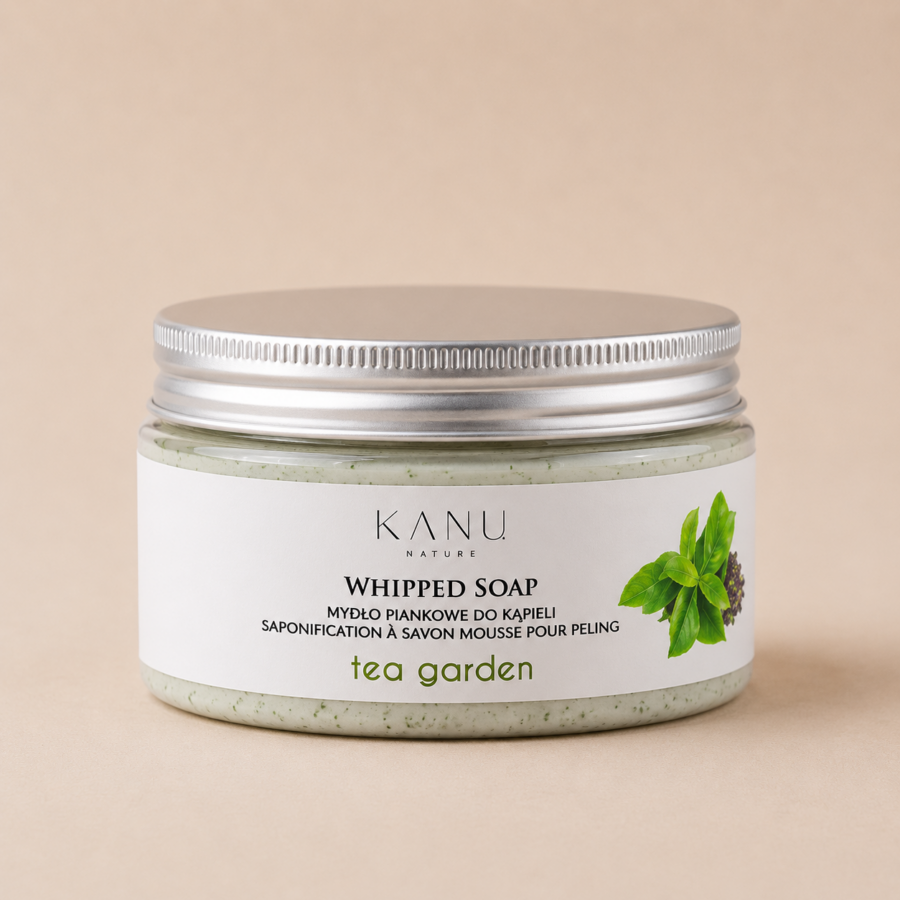 Penové peelingové mydlo Tea Garden