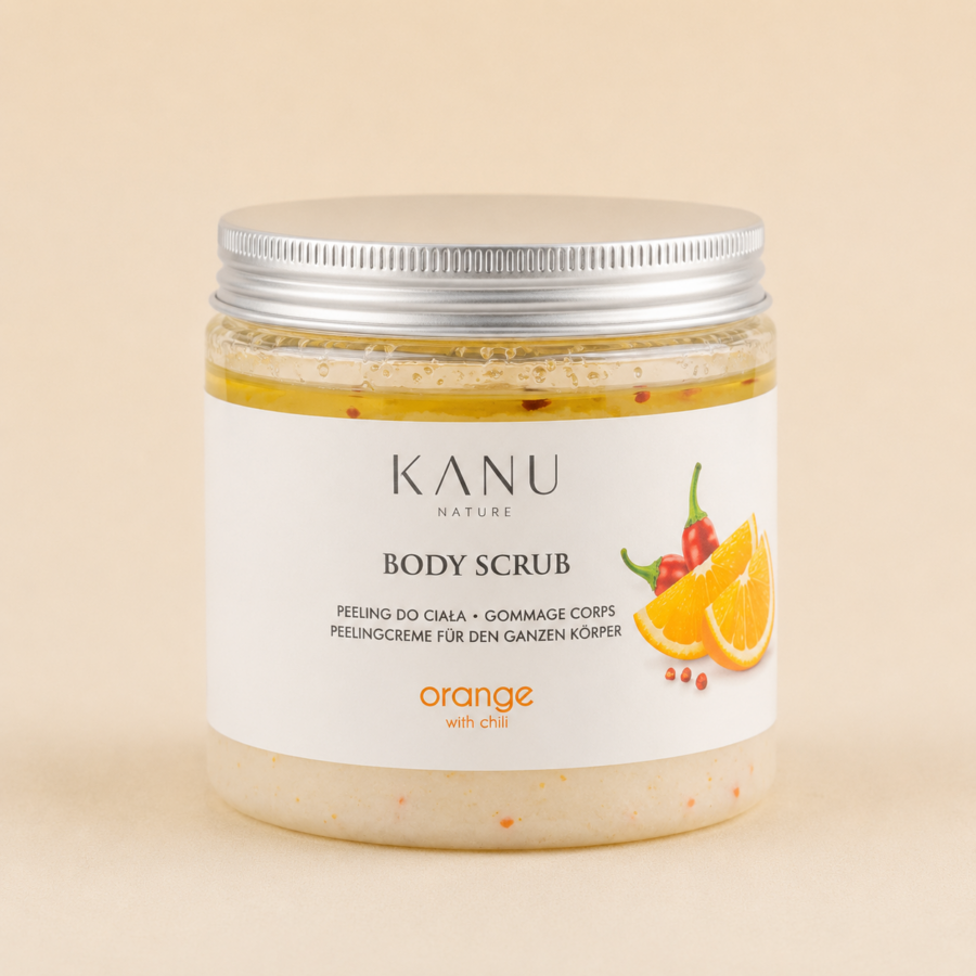 Telovy peeling pomaranč čili